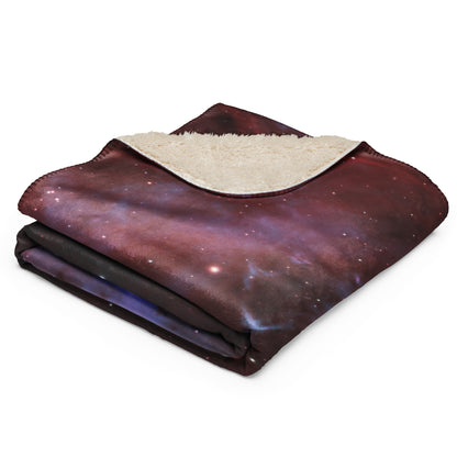 Rosette Nebula - Ultra Soft Sherpa blanket